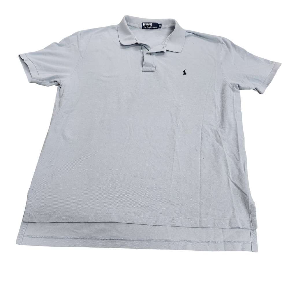 Polo By Ralph Lauren Polo Shirt Mens XL Blue Pony Logo Knit Short Sleeve Casual